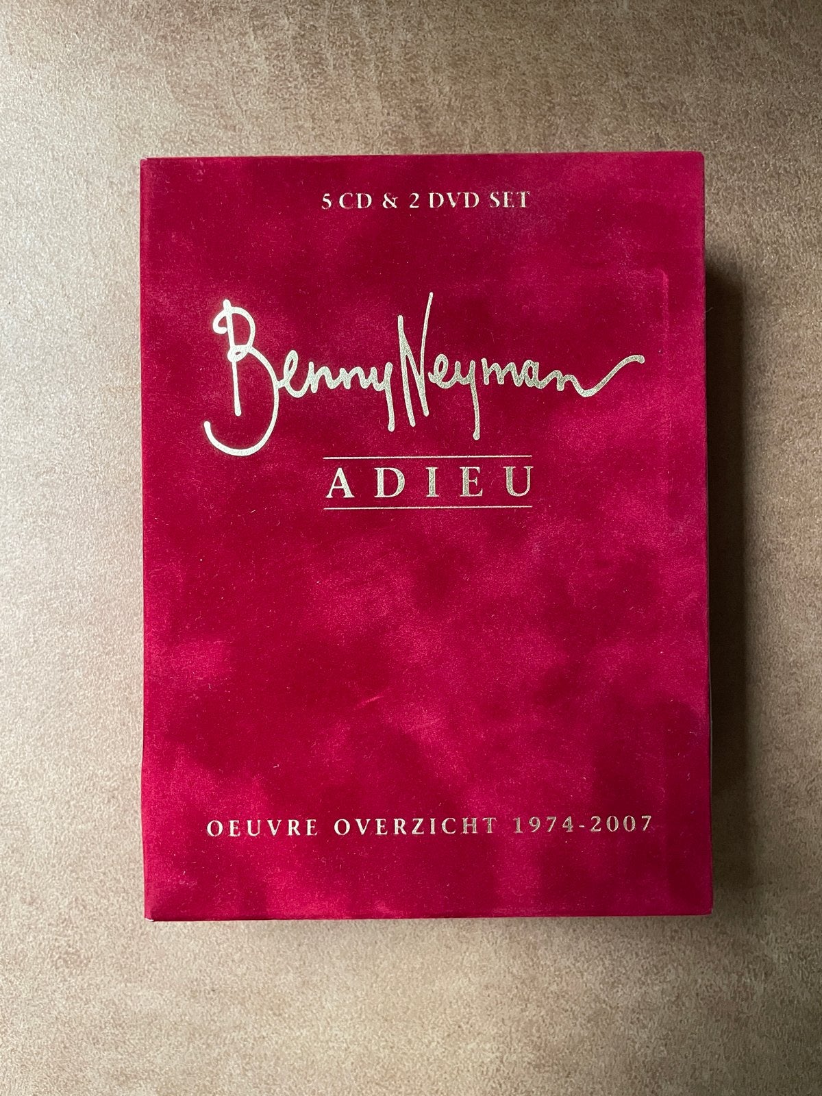 Benny Neyman - Adieu: Oeuvre Overzicht 1974-2007 (5CD+2DVD), Inclusief DVD, Boxset, Verzenden, Zo goed als nieuw