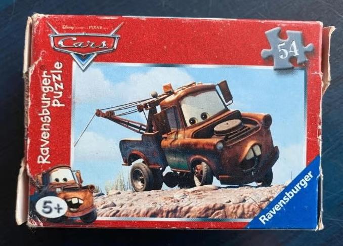 Ravensburger puzzle, puzzel; Cars Mater; 54 stukjes, Ophalen of Verzenden, Meer dan 50 stukjes, Zo goed als nieuw, 4 tot 6 jaar