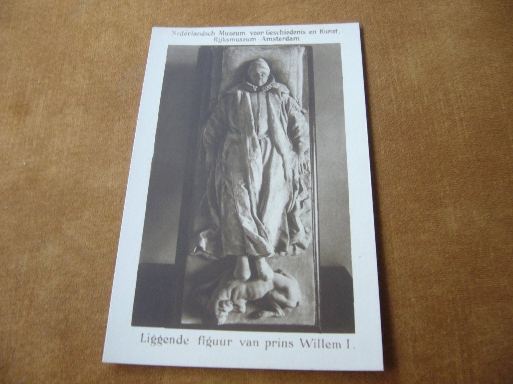 AMSTERDAM  =  RIJKSMUSEUM  - FIGUUR VAN PRINS WILLEM I, Verzenden, 1920 tot 1940, Ongelopen, Noord-Holland