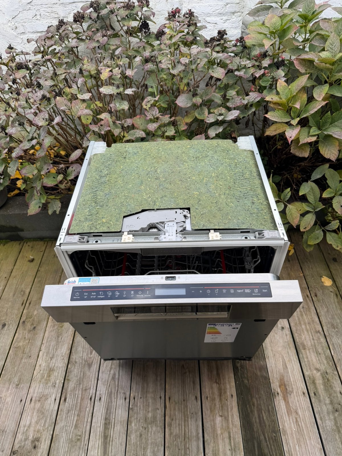 Bosch serie 8 vaatwasser half inbouw ledverlichting bestekla, Witgoed en Apparatuur, Ophalen, Zo goed als nieuw, Inbouw, Minder dan 85 cm