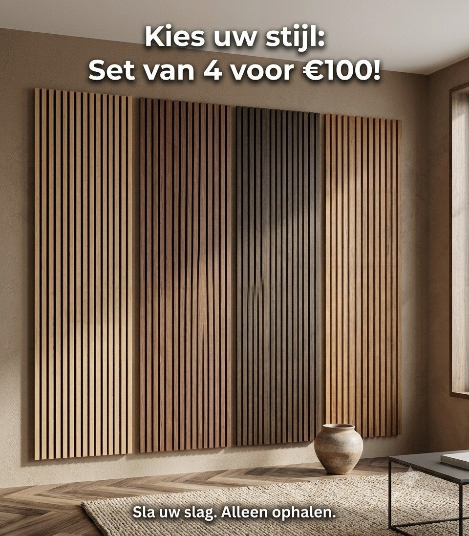 4x akoestische wandpanelen €100,-, Ophalen of Verzenden, Nieuw