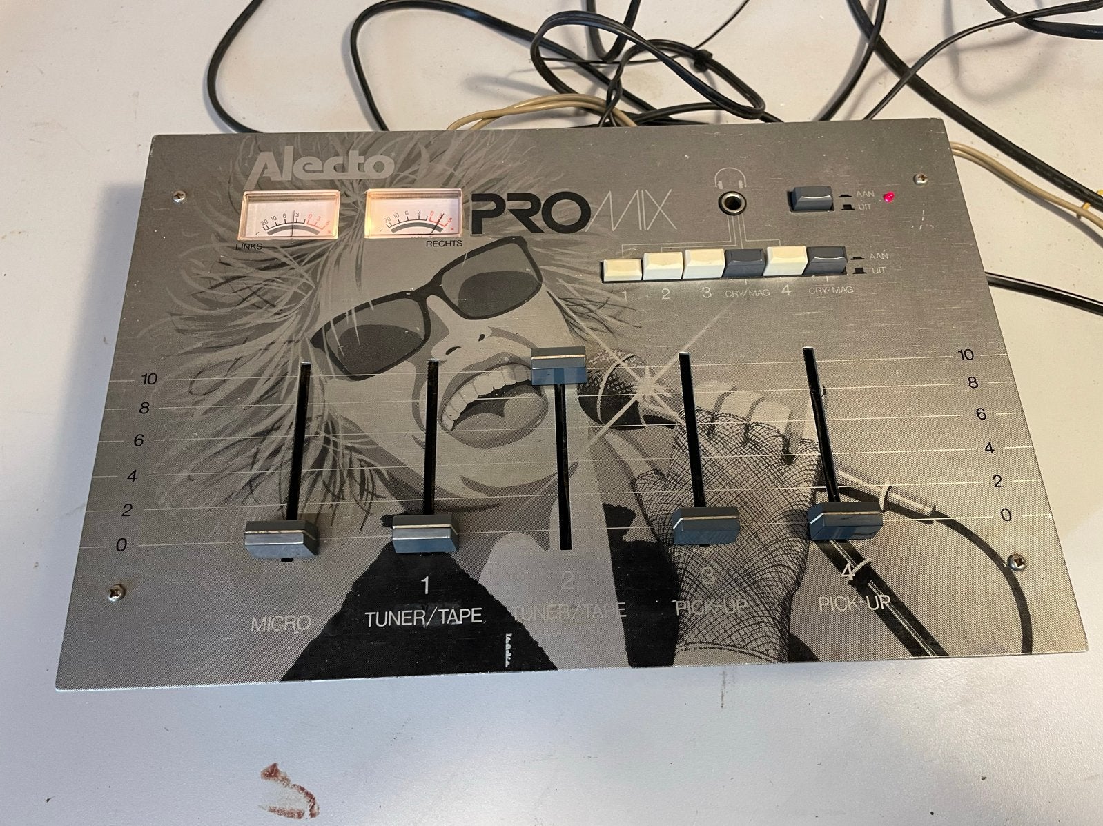 Alecto Pro Mix DJ Mixer - Vintage DJ Mengpaneel, Ophalen of Verzenden, Gebruikt, Dj-set, Overige merken