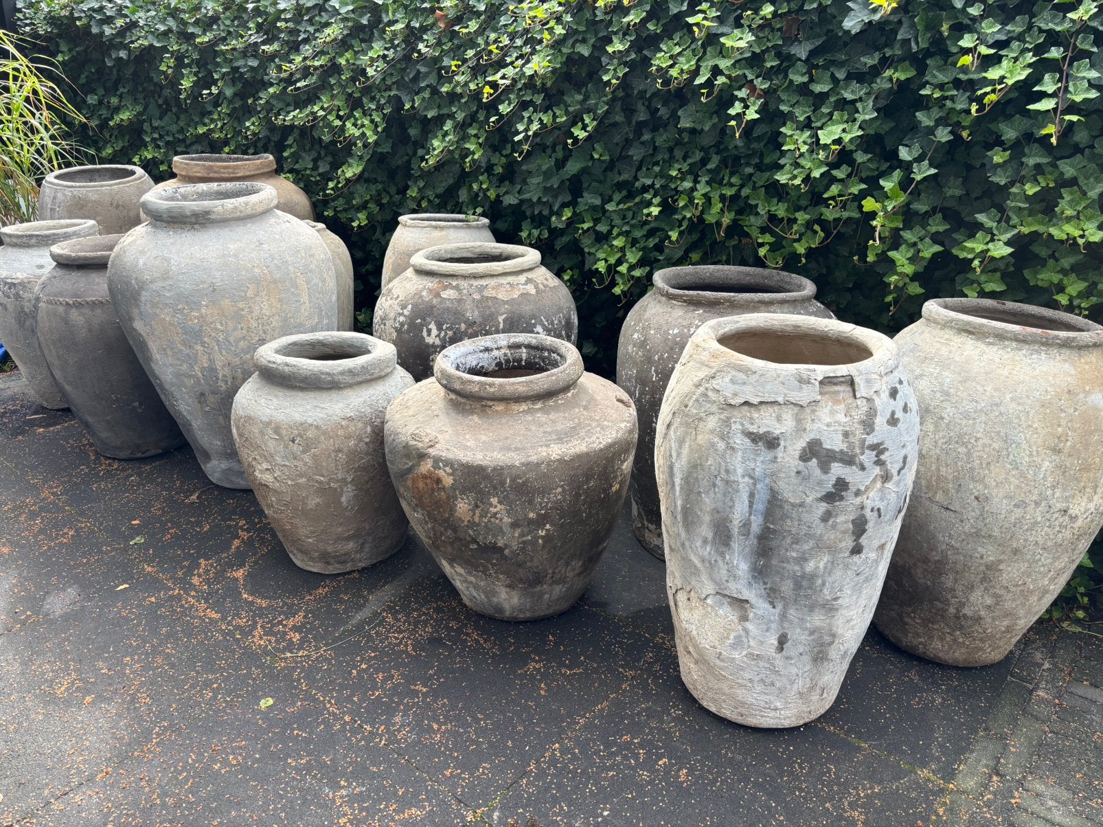 Oude pot potten kruik kruiken, Ophalen