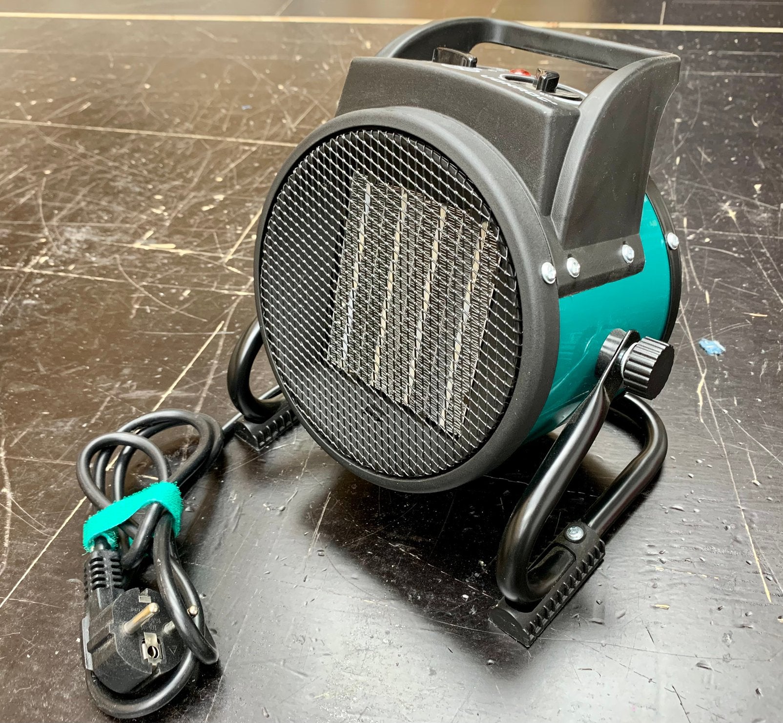 Elektrische ventilatorkachel 1000W/2000W – keramisch - groen, Huis en Inrichting, Kachels, Ophalen, Overige soorten, Elektrisch