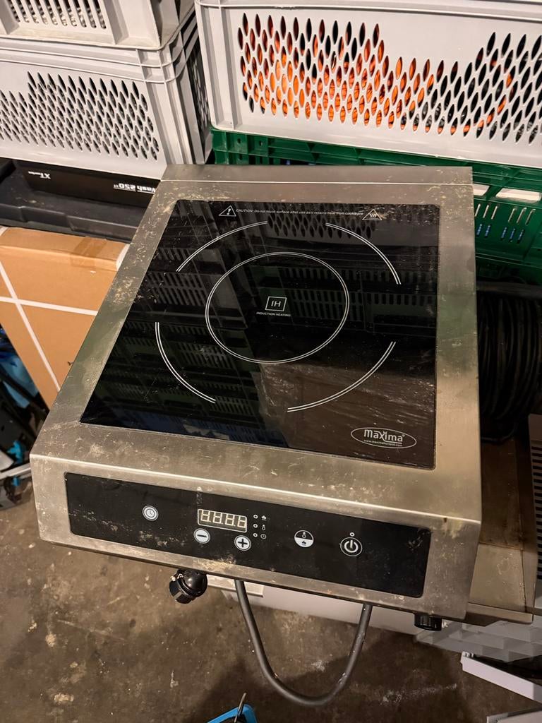 Maxima Inductie Kookplaat 3.5KW - Professioneel, Witgoed en Apparatuur, Kookplaten, Gebruikt, 3 kookzones of minder, Ophalen of Verzenden