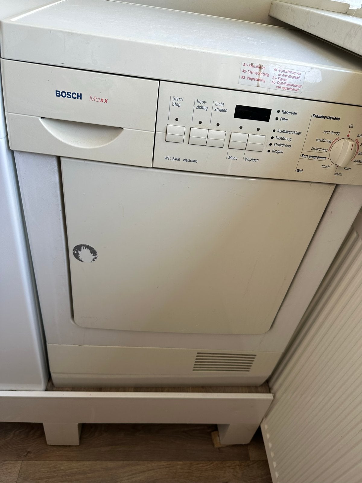 Goed werkende Bosch Maxx WTL 6400 condensdroger, Witgoed en Apparatuur, 6 tot 8 kg, Gebruikt, Ophalen of Verzenden, Voorlader