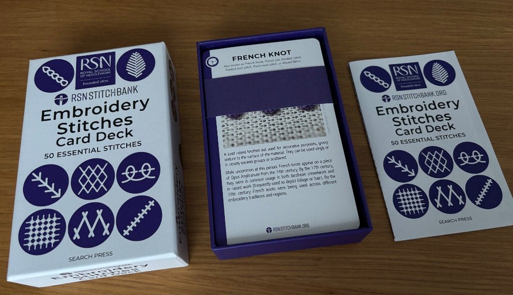 RSN Stitch Bank: The Embroidery Stitches Card Deck NIEUW, Verzenden, Nieuw, Handborduren, Patroon
