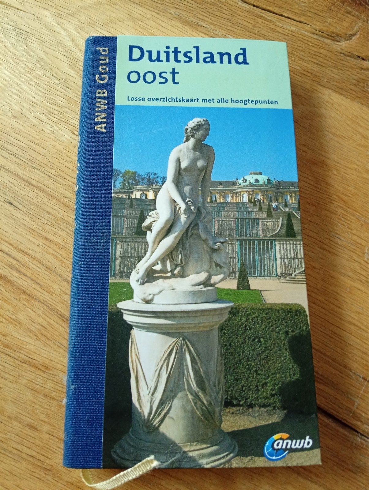 ANWB Goud Reisgids Duitsland Oost met kaart, Ophalen of Verzenden