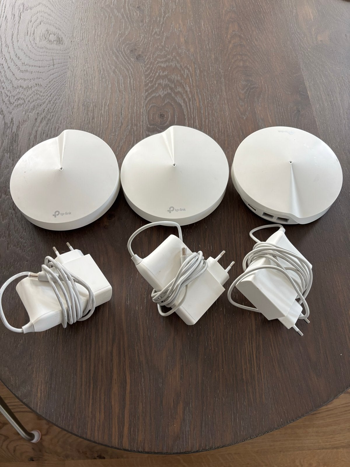 TP-Link Deco M9 Plus (3-pack) AC2200 Smart Home Mesh Wi-Fi, Ophalen of Verzenden, Zo goed als nieuw, Router