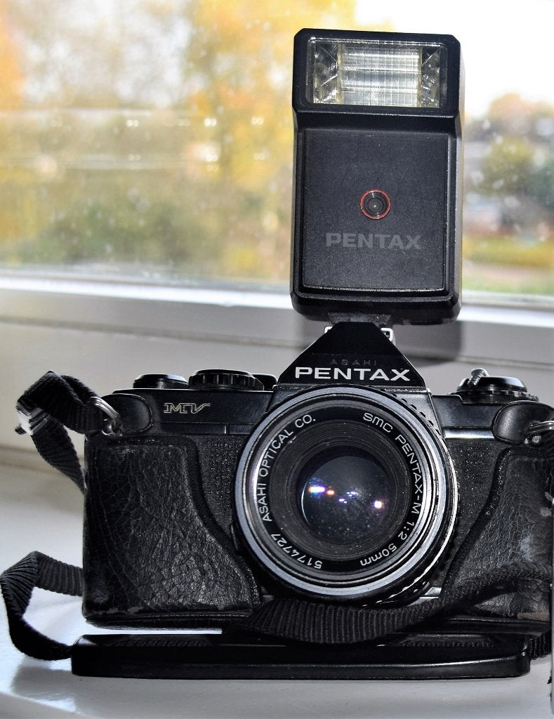 Asahi Pentax MV, Audio, Tv en Foto, Fotocamera's Analoog, Ophalen of Verzenden, Gebruikt, Spiegelreflex, Pentax