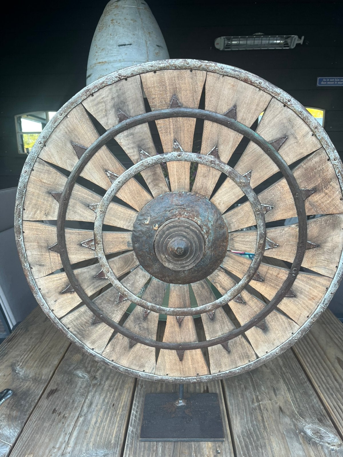 Ornament, Ophalen, Hout, Gebruikt, Landelijk