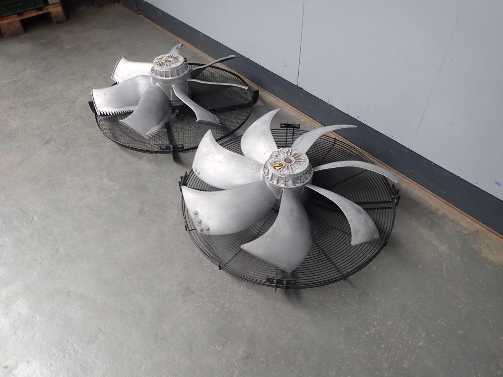 2x 800mm 380V Ziehl Abegg ventilator , Axial Fan , Blower, Niet ingevuld, Gebruikt, Niet ingevuld, Ophalen of Verzenden