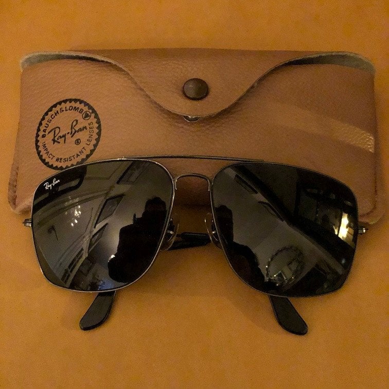 ZELDZAME Vintage B&L zonnebril Ray-Ban Black Caravan 62 C1, Sieraden, Tassen en Uiterlijk, Ray-Ban USA, Gebruikt, Zonnebril, Zwart