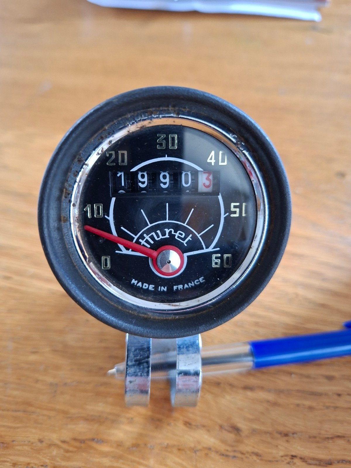 Huret snelheidsmeter, Fietsen en Brommers, Ophalen of Verzenden, Gebruikt, Overige typen, Overige merken