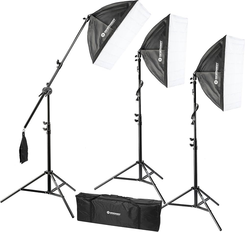 Bresser BR-2240 Daglichtset 1875W lampen fotostudio, Ophalen, Zo goed als nieuw