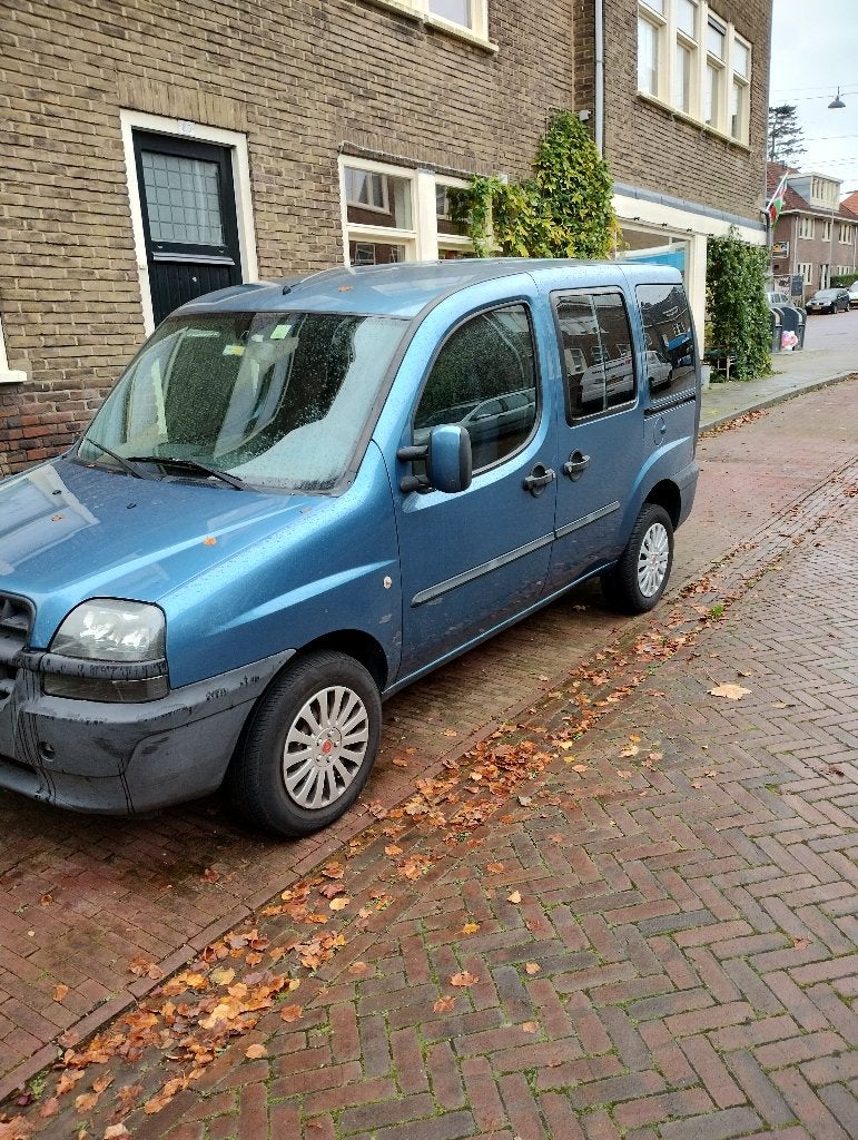 Fiat Doblo 1.6 2002 Blauw, Voorwielaandrijving, 1596 cc, Stof, Doblo
