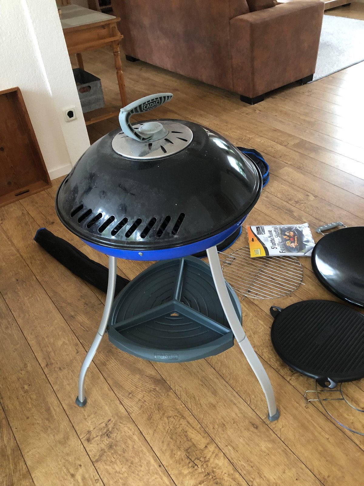 Skottelbraai met veel toebehoren, Ophalen, Gebruikt