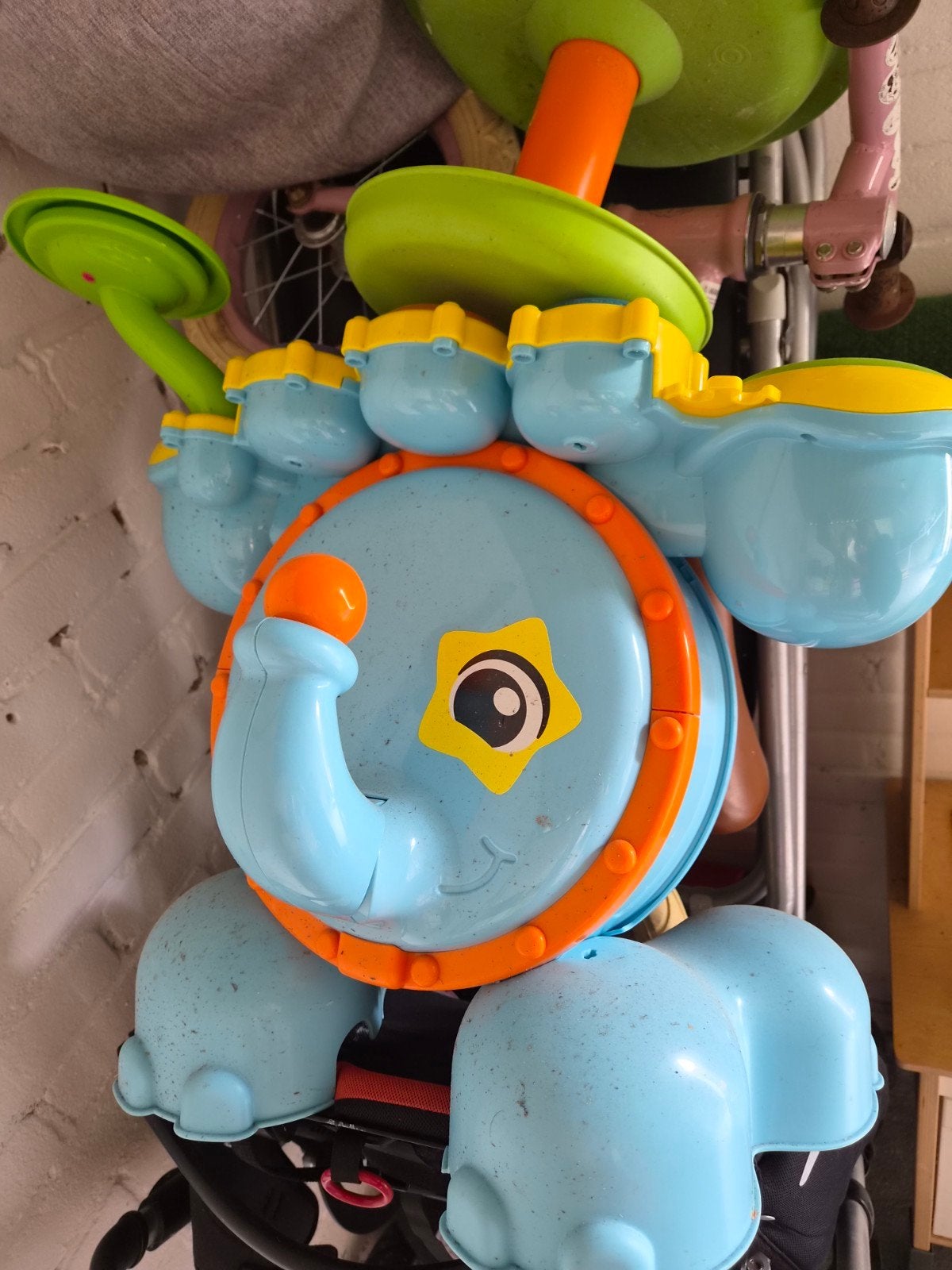Drum speelgoed olifant drumstel met muziek, Kinderen en Baby's, Speelgoed | Overig, Ophalen of Verzenden