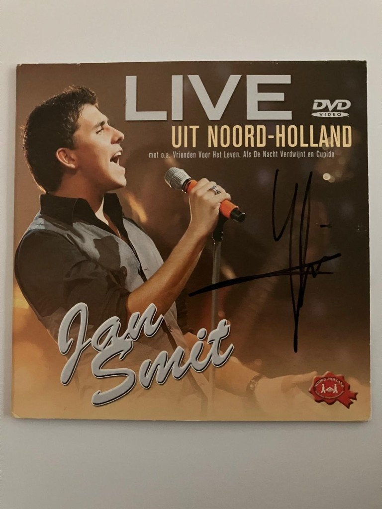 Jan Smit - Live uit Noord-Holland (Gesigneerd), Cd's en Dvd's, Inclusief DVD, Ophalen of Verzenden, Zo goed als nieuw, Live-album