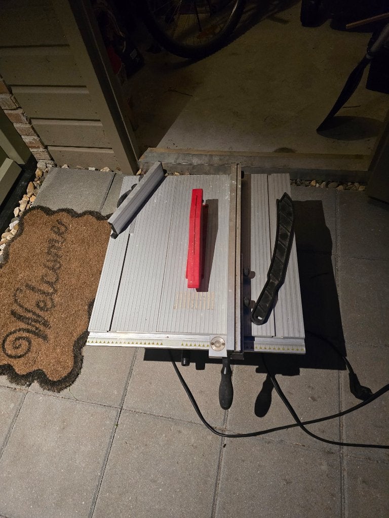 zaagtafel topcraft - TTS-205/1000, Doe-het-zelf en Verbouw, Ophalen, Gebruikt, Overige typen, 600 tot 1200 watt