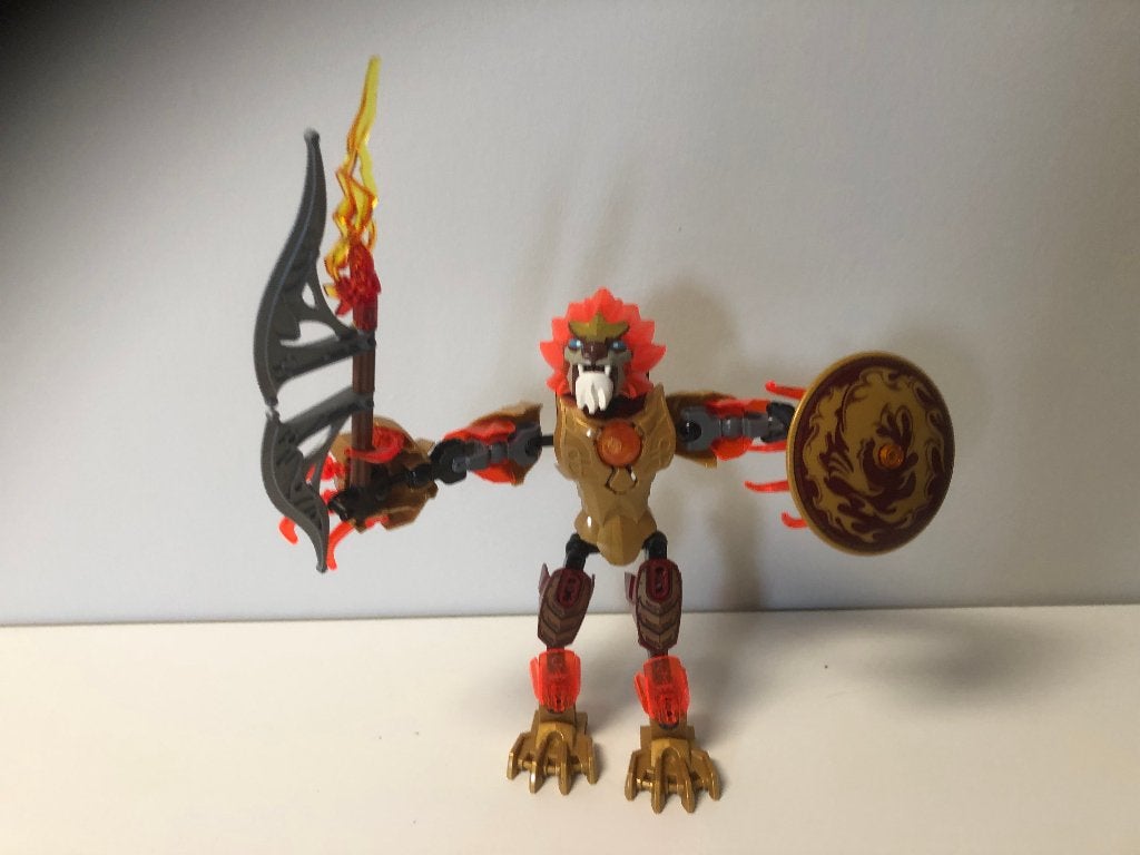 Lego chima 70206 CHI Laval - compleet, Lego, Inclusief instructies, Ophalen of Verzenden, Zo goed als nieuw