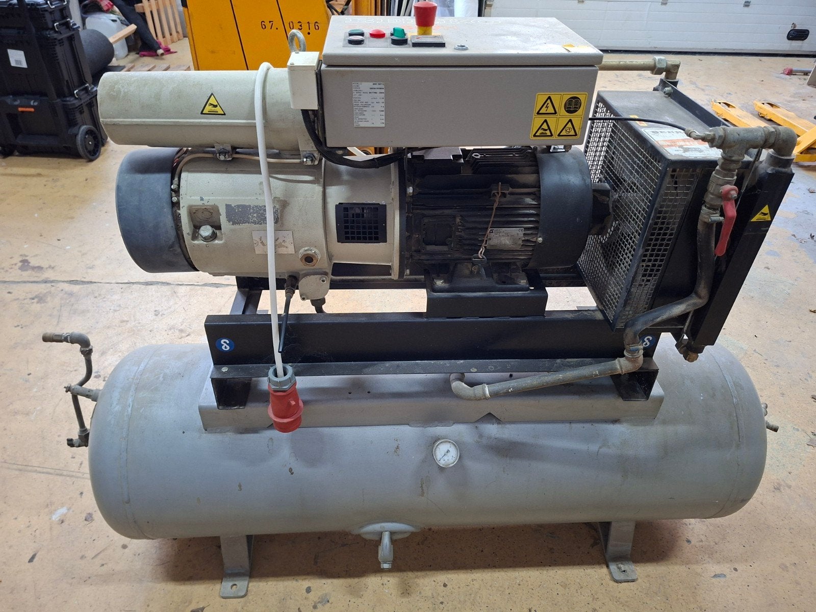 Gebruikte BERKO ERC 507H Compressor - 7.5 kW, 100 liter of meer, Ophalen, Gebruikt