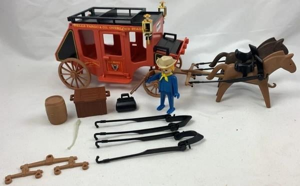 Playmobil 3245 Postkoets Wells Fargo Klicky Vintage 1977, Coolsingel 104, 3011 AG Rotterdam, Netherlands, Verzenden, Zo goed als nieuw