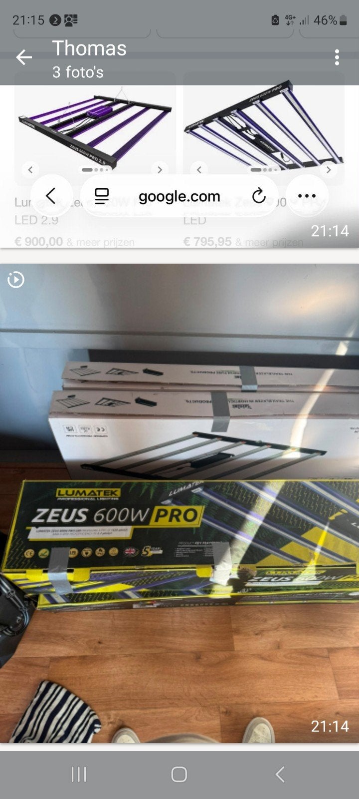 4 maal LED warmtelampen, Ophalen