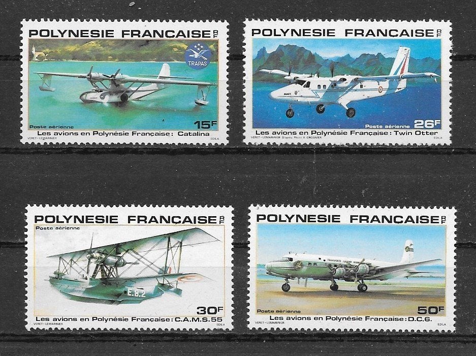 Frans Polynesië vliegtuigen, Ophalen of Verzenden, Postfris