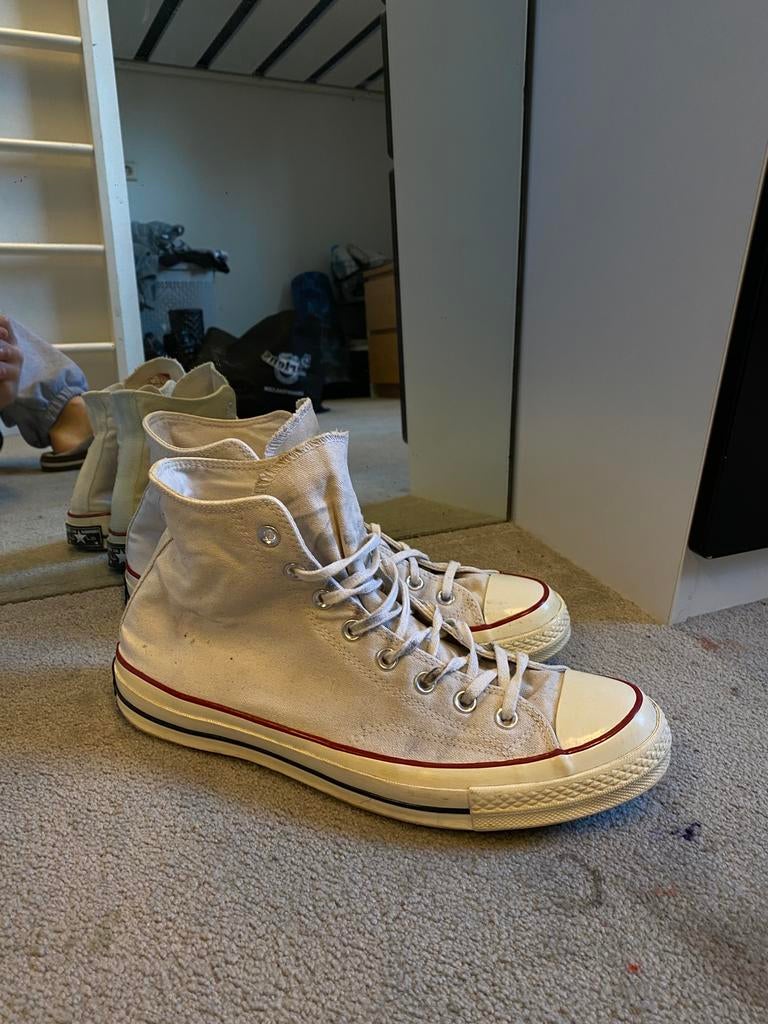 Converse sneakers maat 45, Ophalen of Verzenden, Zo goed als nieuw, Wit, Sneakers of Gympen