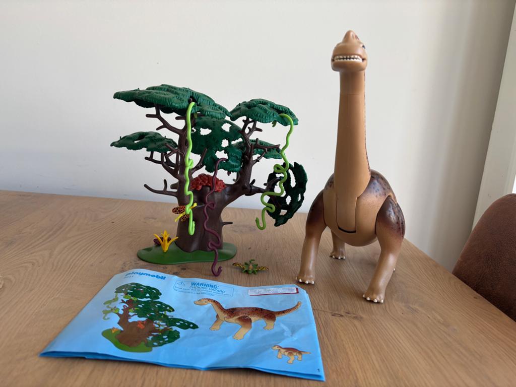 Playmobil 5231 Brachiosaurus met boom, Ophalen of Verzenden, Zo goed als nieuw