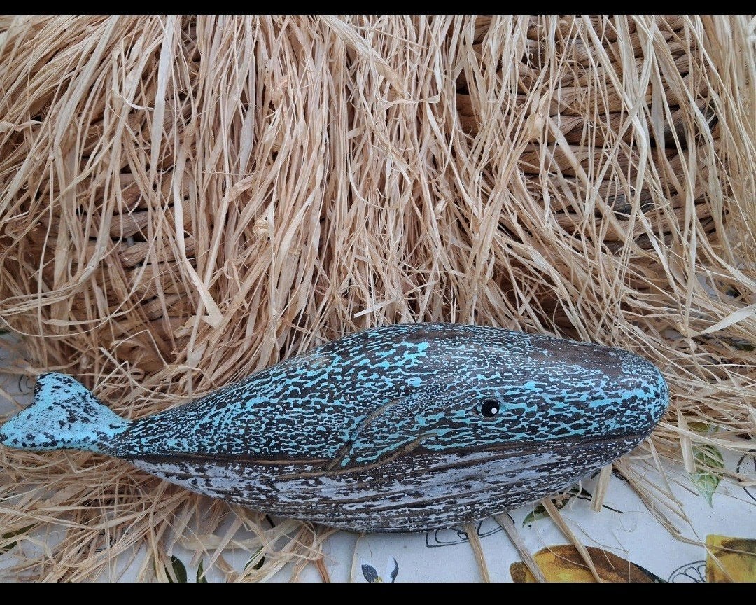 Ibiza Beach style walvis 30 cm, Verzamelen, Beelden en Beeldjes, Verzenden, Dier