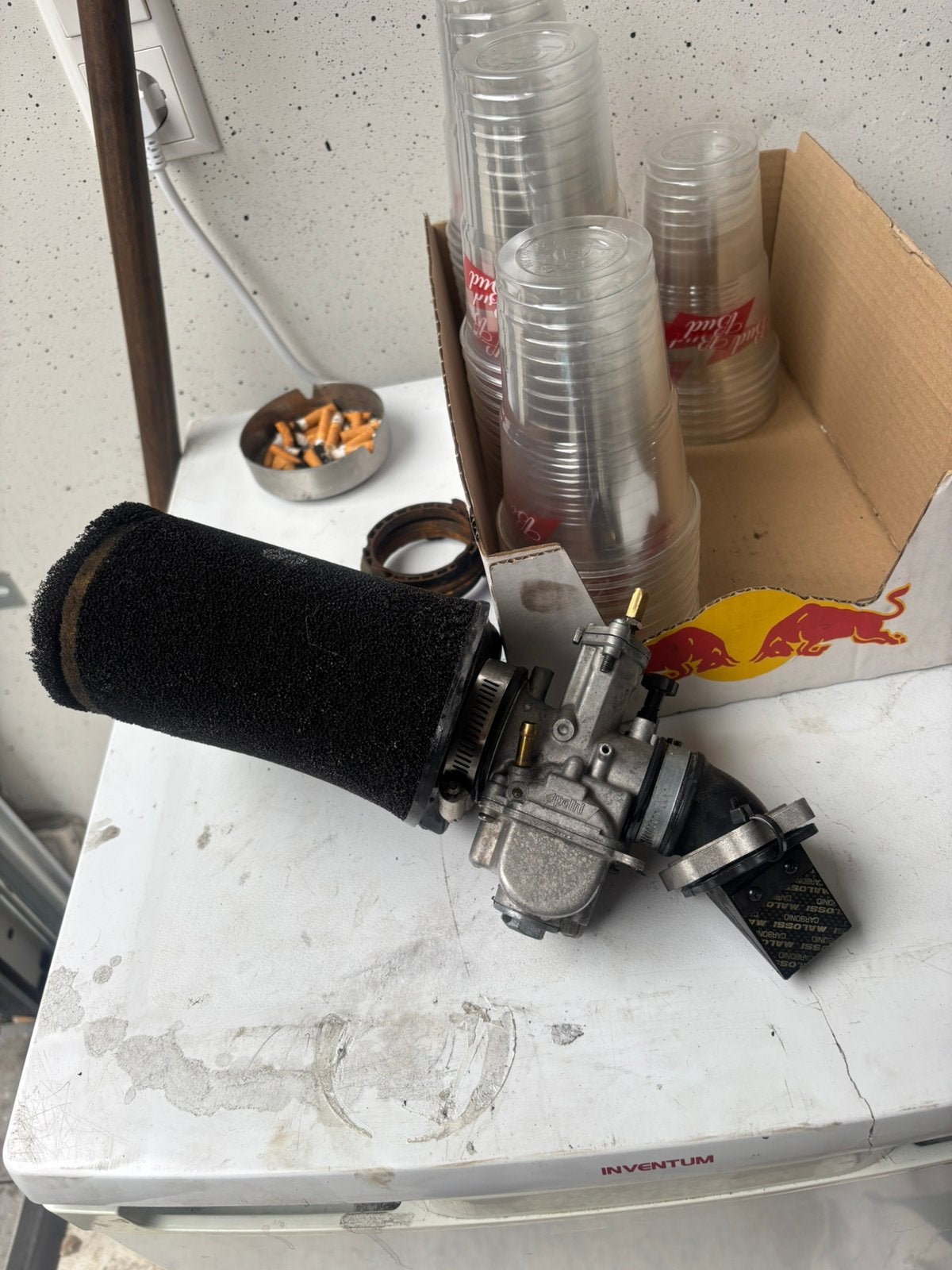 Complete polini 28mm pwk inlaatset, Ophalen of Verzenden, Zo goed als nieuw, Carburateur