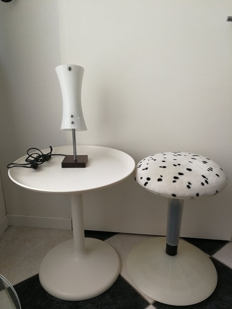 Ikea meubels, 3 x oa, tafel, kruk, lamp. Vintage/jaren 90., Minder dan 55 cm, Overige vormen, Ophalen, 45 tot 60 cm