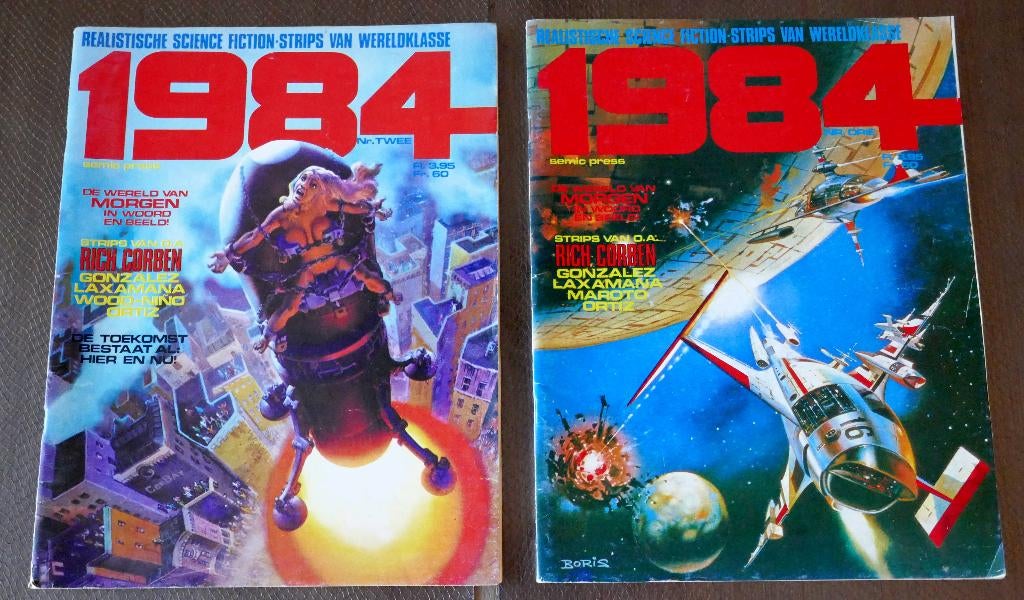 Comic tijdschrift '1984' 2 stuks, Gelezen, Europa, Ophalen of Verzenden, Meerdere comics