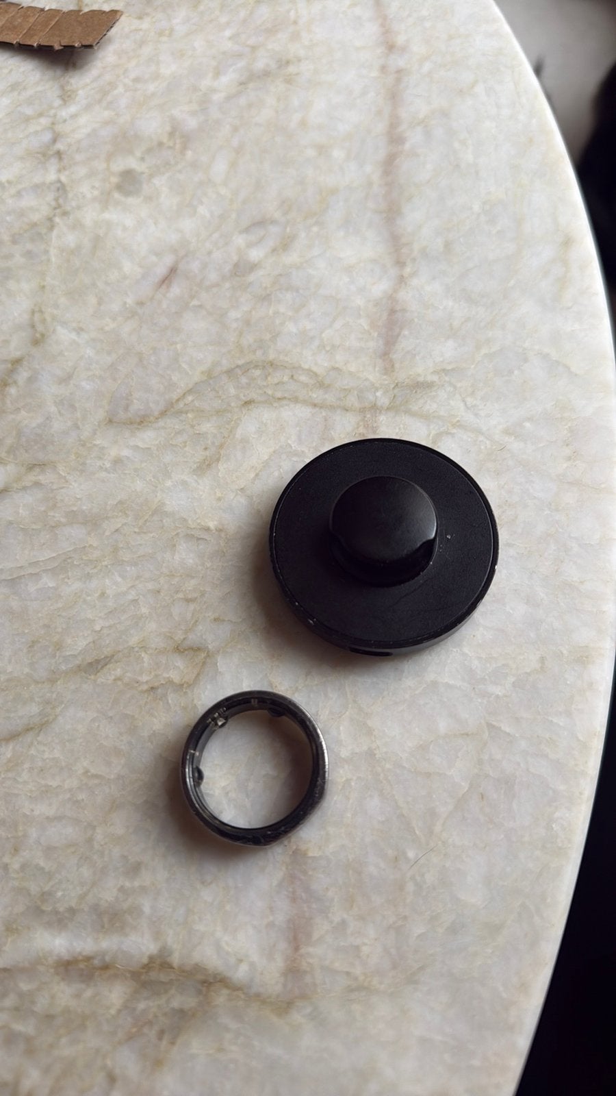 Oura Ring Gen 3 (zwart), maat 13, Ophalen of Verzenden, Zo goed als nieuw, Zwart, Android