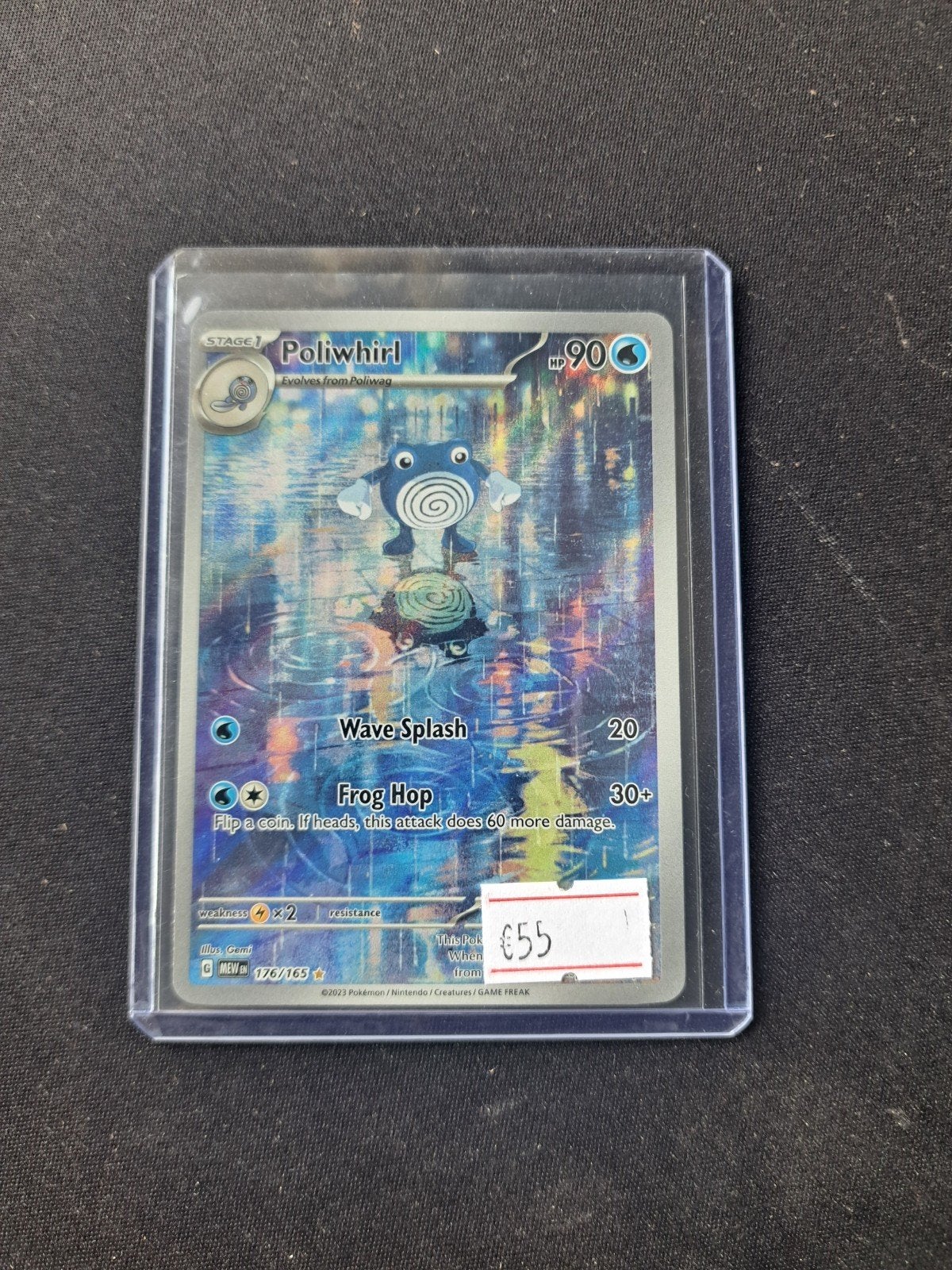 Poliwhirl 170/165 - Crown Zenith - Pokemon Kaart, Hobby en Vrije tijd, Ophalen of Verzenden, Zo goed als nieuw, Losse kaart, Foil