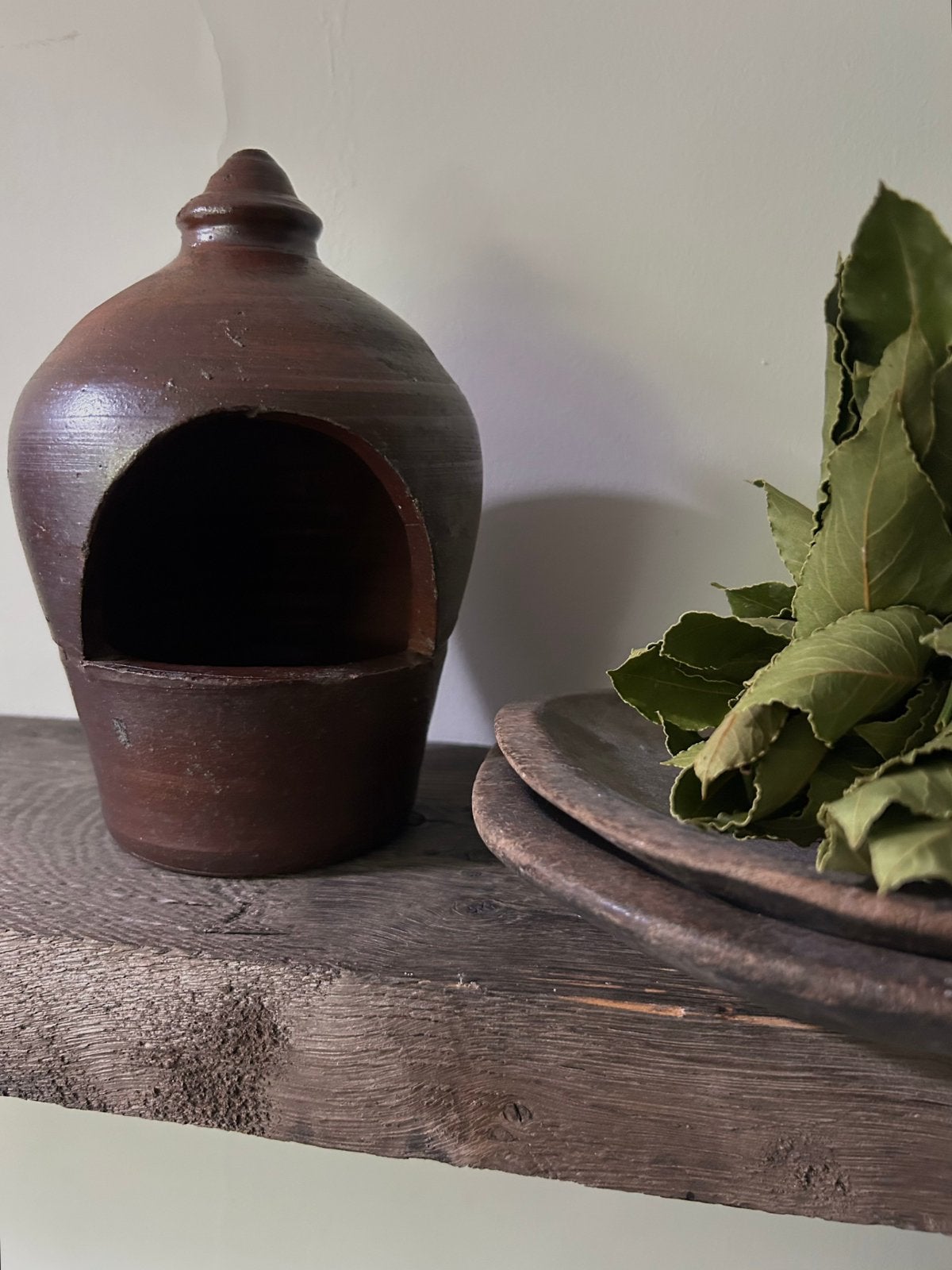 Oud aarwerk water/voer pot sober landelijk Brocante, Ophalen of Verzenden