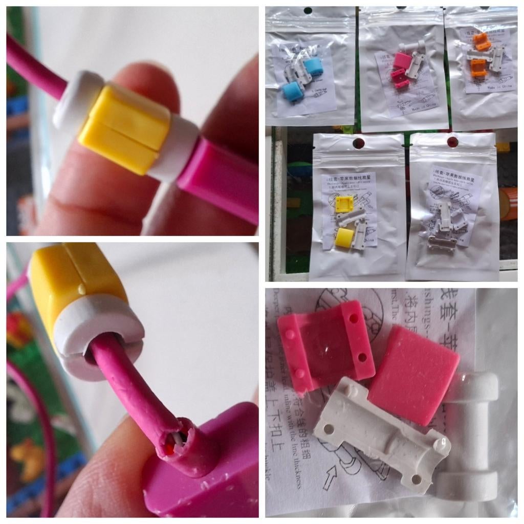 Kabelbeschermer Telefoon Oplaadkabel 5 kleuren 2€, Ophalen of Verzenden, Nieuw, Overige typen, Apple iPhone
