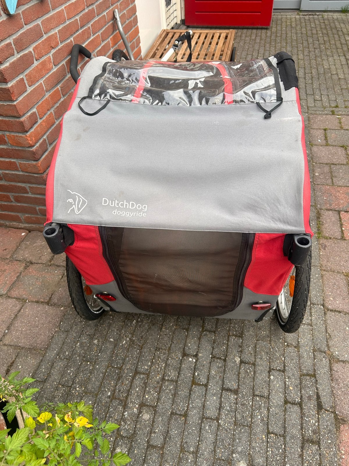 Doggyride Honden Fietskar - Comfortabel en Veilig, Ophalen, Gebruikt, Opvouwbaar, 20 tot 40 kg