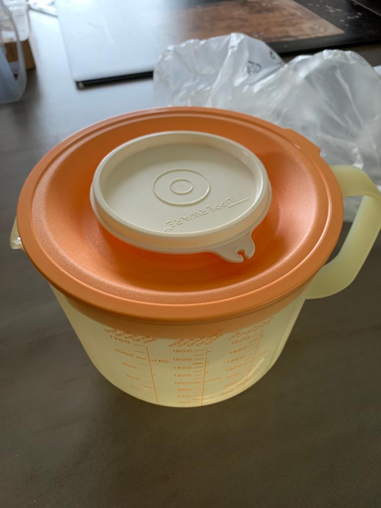 Mix-n-meet 2 liter Tupperware, Tupperware, Verzenden, Nieuw, Oranje
