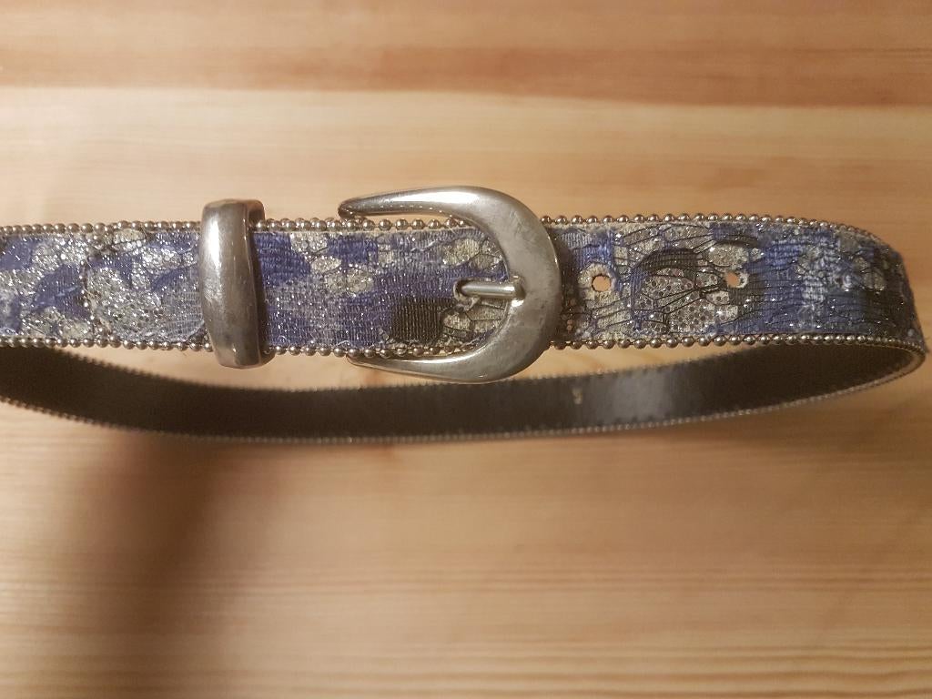 Glitter riem, 82cm lang, 100 cm of meer, Zwart, Nieuw, Tailleriem