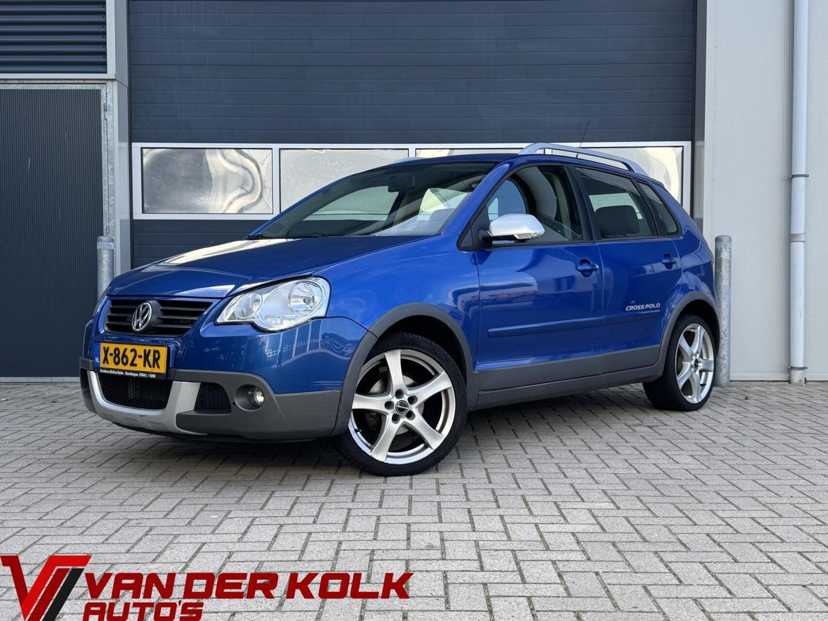 Volkswagen Polo 1.4-16V Cross | Carplay | Stoelverwarming |, Voorwielaandrijving, 15 km/l, Gebruikt, Blauw