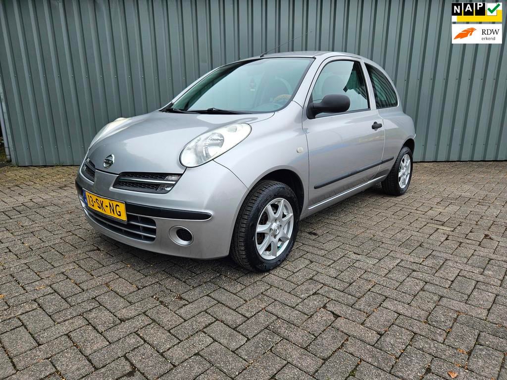 Nissan Micra 1.2 Visia 3 deurs Airco apk 31-05-2027, Auto's, Nissan, Voorwielaandrijving, Stof, Gebruikt, 4 cilinders