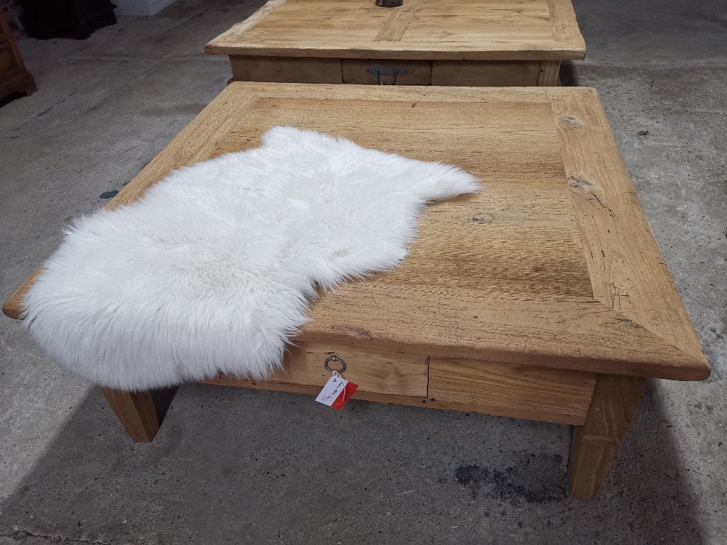 Salontafel Sober Oud Teak, Huis en Inrichting, Tafels | Salontafels, Ophalen, Sober landelijk teak, Zo goed als nieuw, Nvt