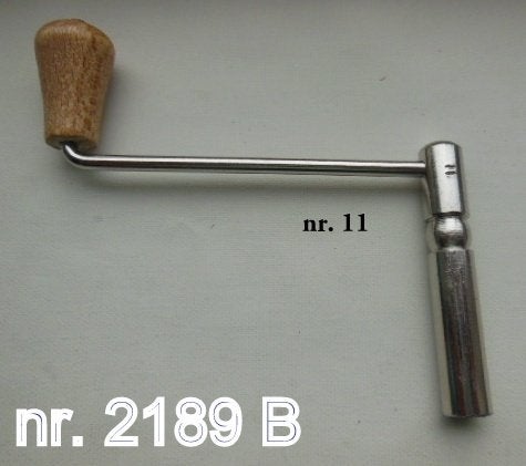 Staal / Vernikkelde kruksleutel / kloksleutel 4,00-7,00 mm., Antiek en Kunst, Ophalen of Verzenden