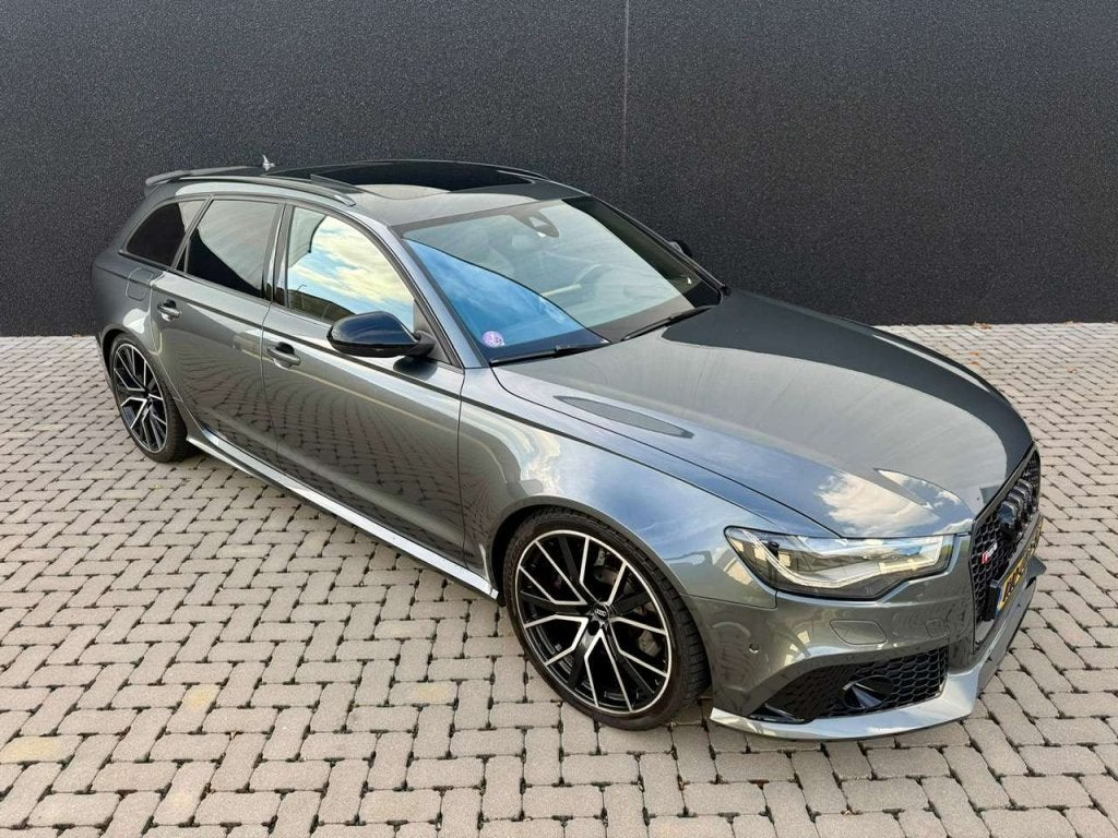 Audi RS6 Avant V8 Biturbo 560PK Milltek Pano Quattro, Auto's, Automaat, Dealer onderhouden, 8 cilinders, Geïmporteerd