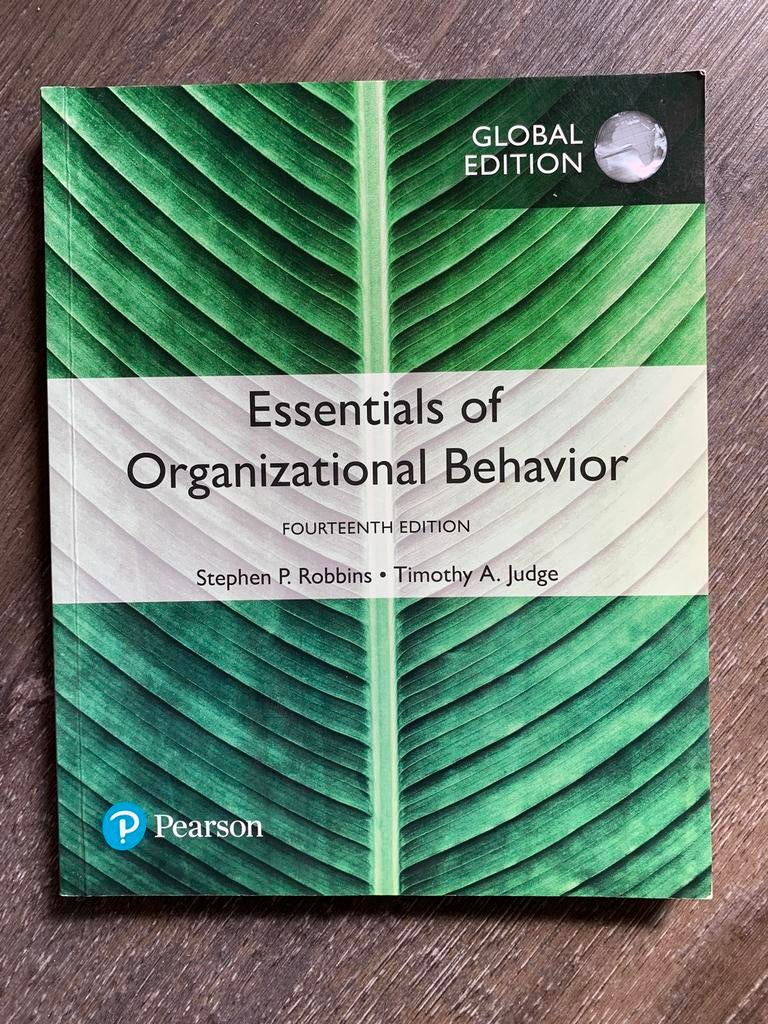 Essentials of Organizational Behavior, Global Edition, Timothy A. Judge Stephen P. Robbins, Ophalen of Verzenden, Beta, WO