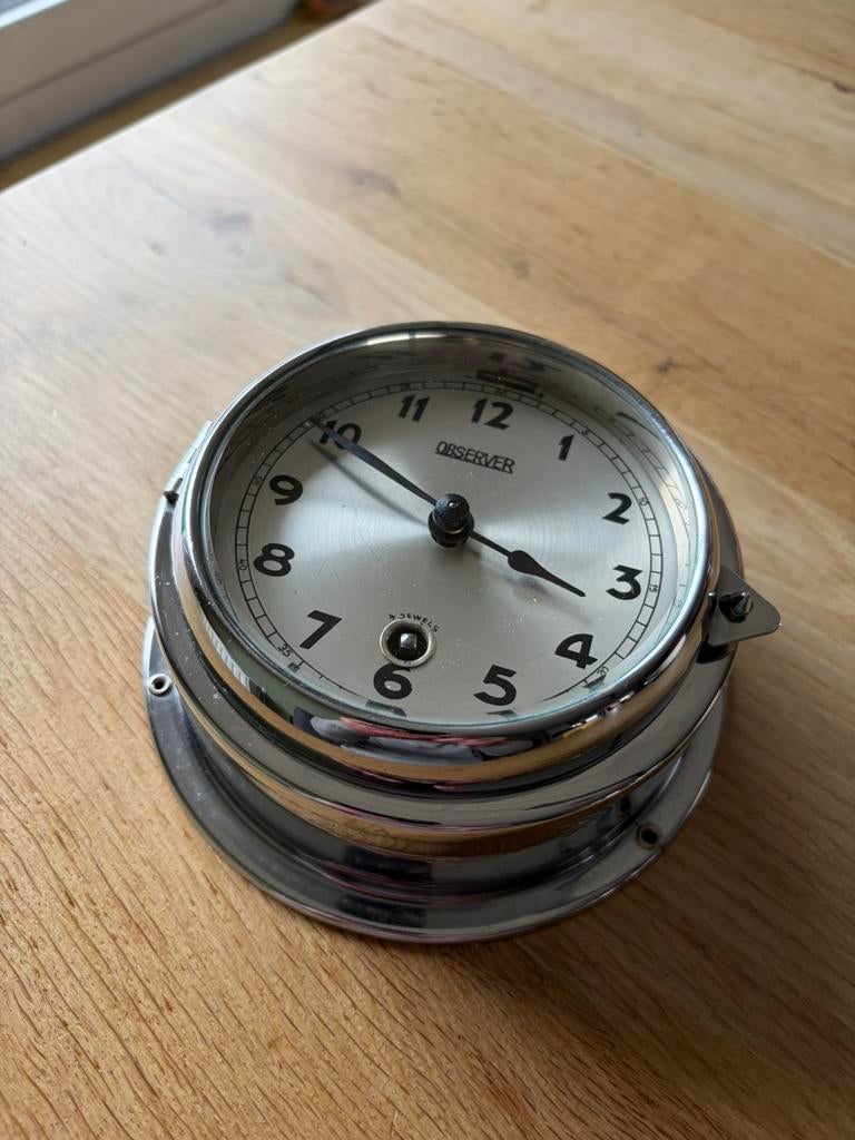 Vintage Scheepsklok Observer, Ophalen of Verzenden