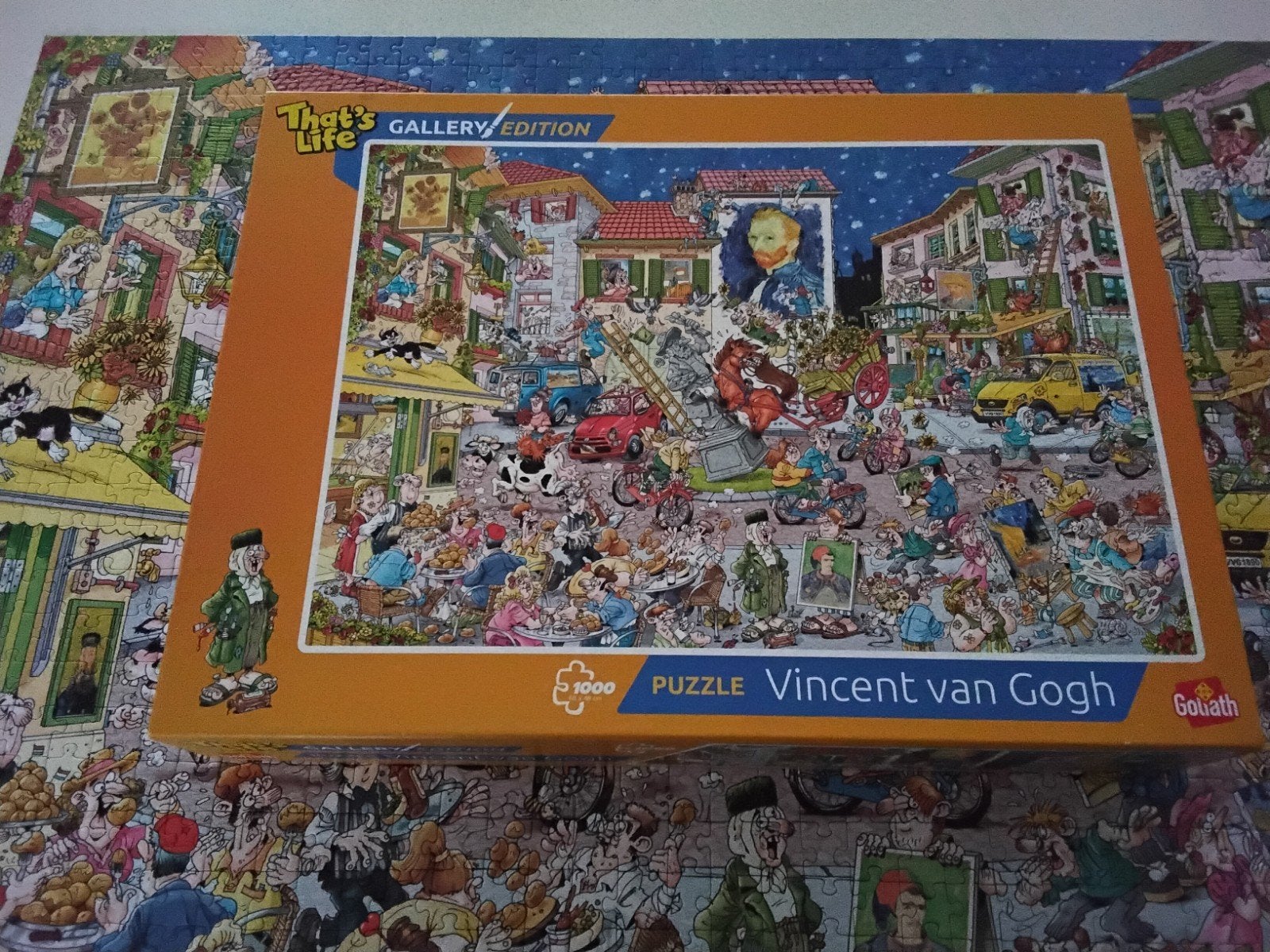 Vincent van gogh, Ophalen, 500 t/m 1500 stukjes